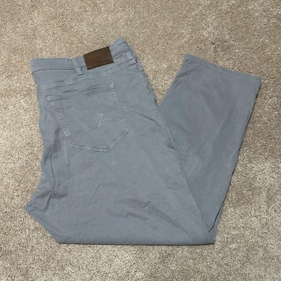 34 Heritage Charisma Jeans Mens 46x29 Gray Straight Leg Stretch Denim Pants