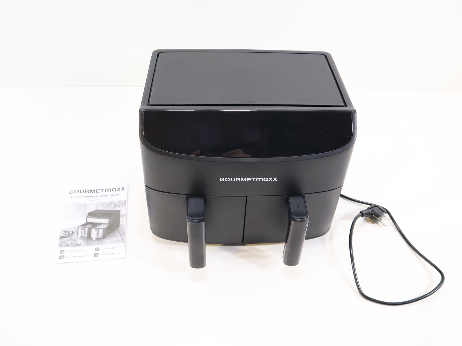 Friggitrice ad Aria Calda GOURMETmaxx Twin Dual