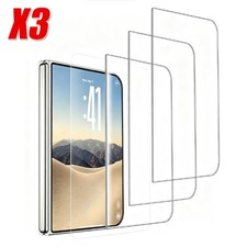 3-PACK For iPhone Duo 18 Pro Max 17 16 15 14 13 Tempered Glass Screen Protector