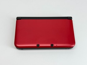 Nintendo 3DS XL Red/Black Handheld System Bundle w/Super Smash Bros & Charger