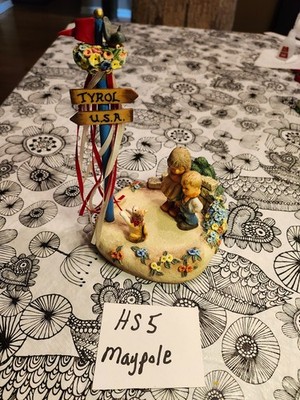 Goebel Hummel Scape Spring Celebration MAYPOLE with figurine - Limited Ed Scape