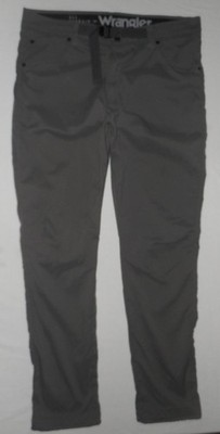Wrangler ATG Stretch Nylon Belted Pants - Men 38 x 32 - Gray - PERFECT CONDITION