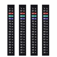 Brewing Thermometer Strip Adhesive Strip Thermometer Aquarium Thermometer Sticke