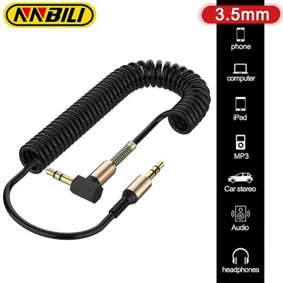 3,5mm AUX Audiokabel Stecker-Stecker für Auto Kopfhörer Lautsprecher Ster