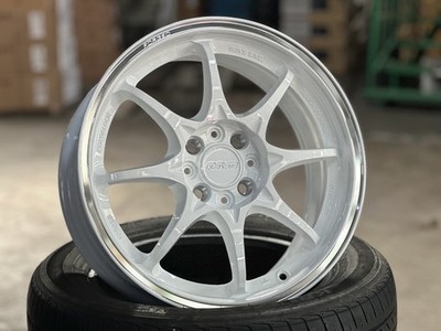 New 16x7 ET40 AOW CE28 Club Racer WHITE (4 Wheel) 4x100 HONDA TOYOTA MAZDA MX5