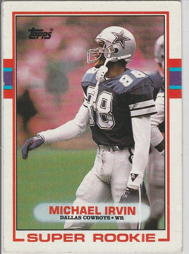 1999 topps michael irvin rc #383