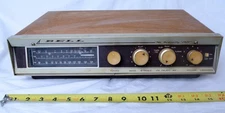 Bell 2521 Mono Tube AM/FM Receiver Amplifier PP 6BQ5 Vintage 1960s