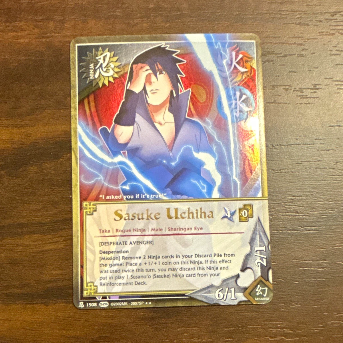 Naruto Sasuke In Individual Collectible Card Game Cards for sale