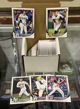 2025 Bowman Baseball Complete Base Set 1-100 All STARS & ROOKIES Paper Wood Roki