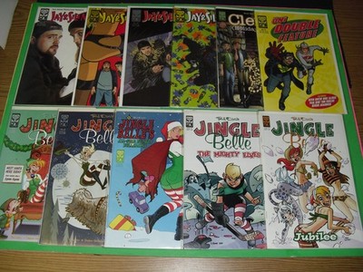 Jay & Silent Bob 1998 1-4 + Clerks Holiday & Oni #12 + 5 Jingle Belle comics NM