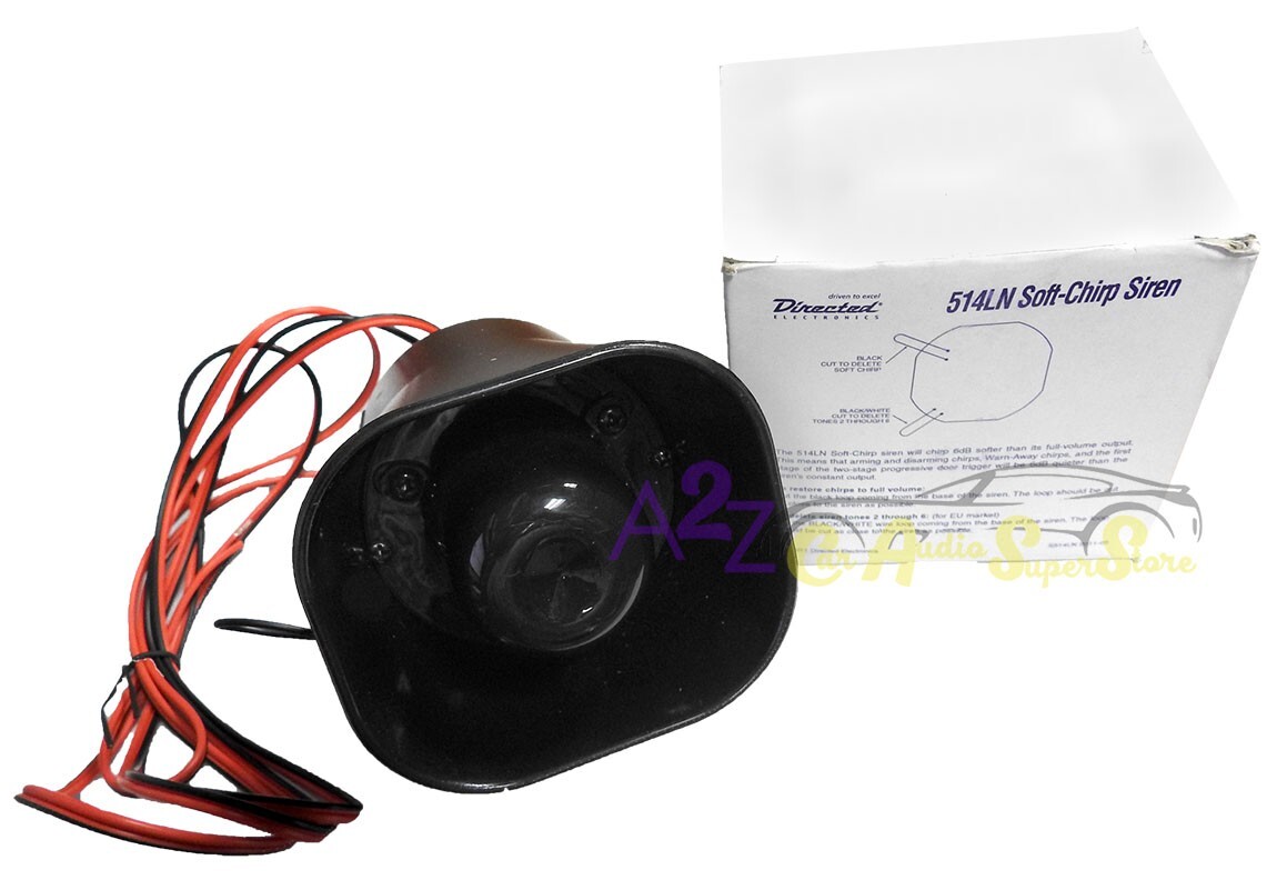 DEI Viper Directed Revenger 6-Tone Siren - Model 514T Universal Car Alarm Siren Replacement 10 thumbnail image