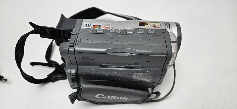 Canon ES50 ES50A 8mm Video8 Camcorder Camera Video Transfer Bundle Tested Works - Image 4 of 4