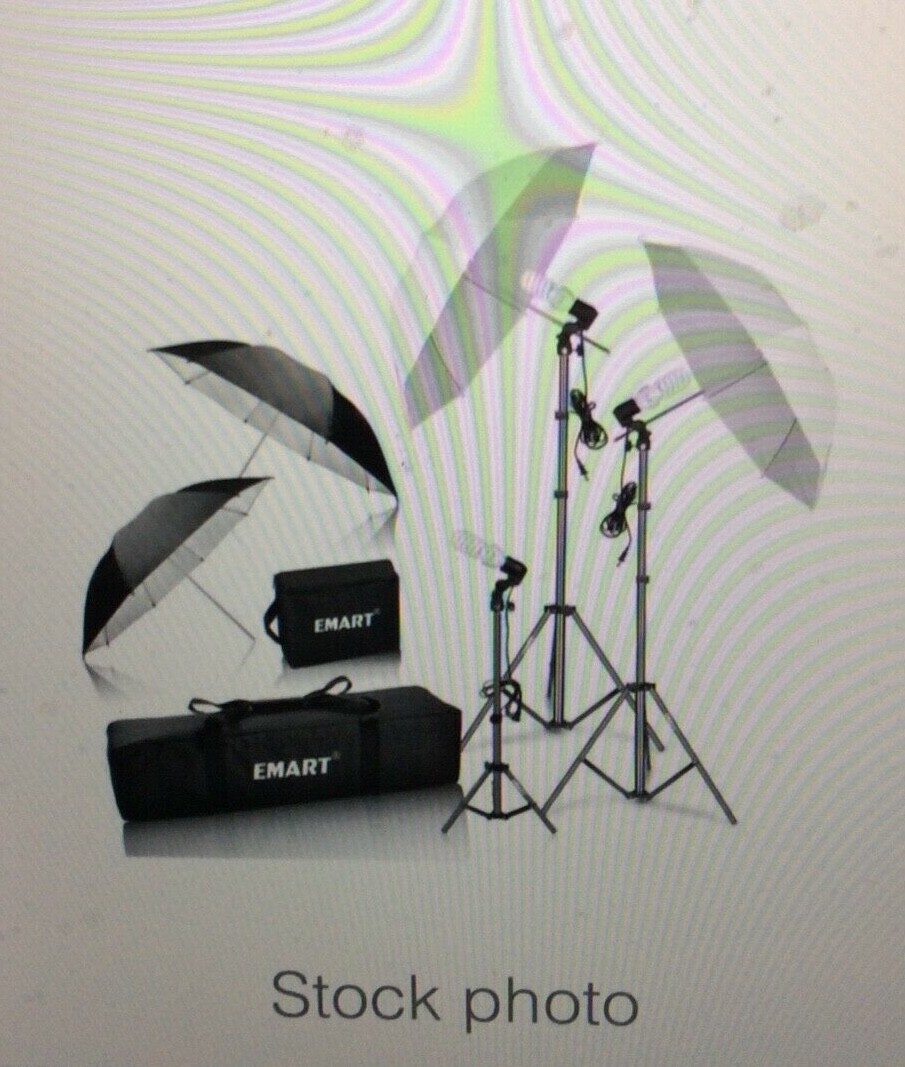 EMART 600W Photography Photo Video Portrait Studio Day Light Umbrella