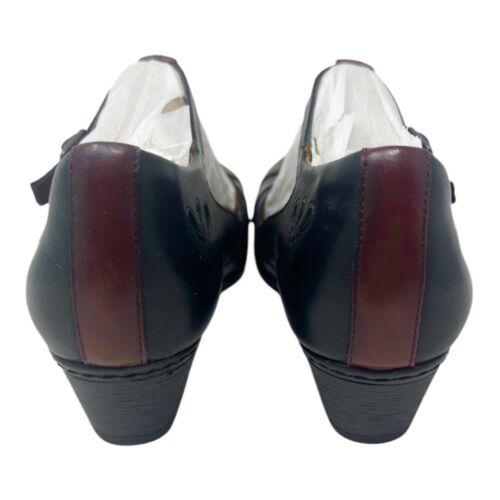 Rockport Cobb Hill Angelina Women’s Mary Jane Shoes Black/Multi-Color Size 10N - Picture 4 of 9