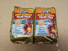 HotHands Stick On Body Warmers 16 Total Quantity Sealed NEW Exp 4/26 (E9)