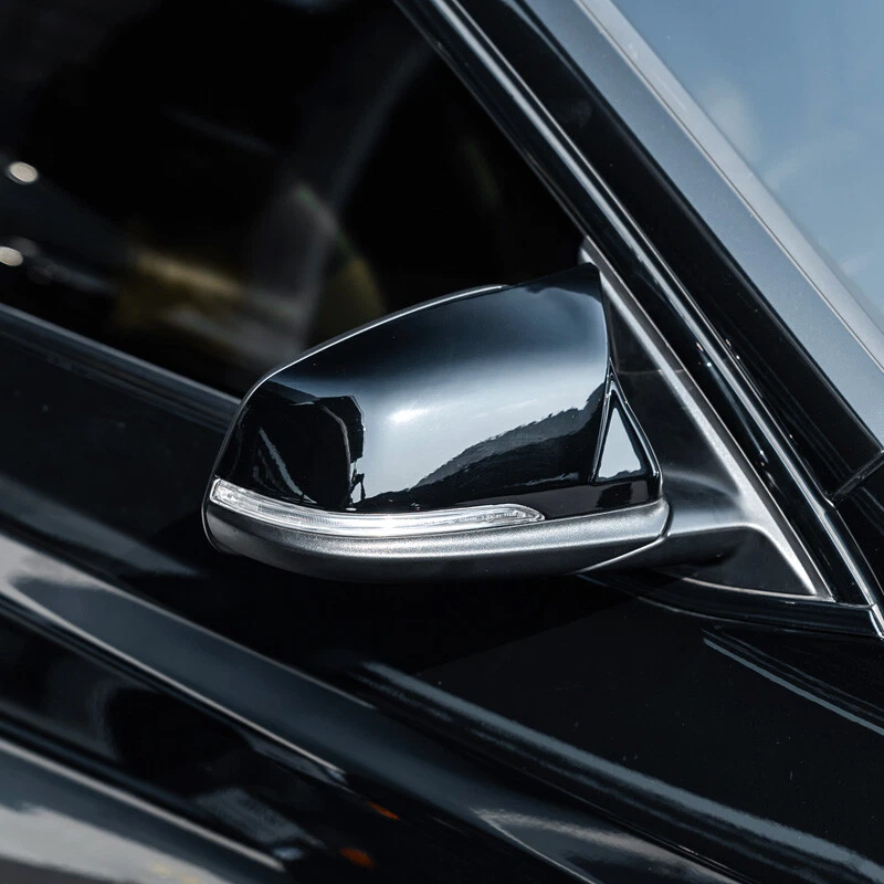Cubiertas de tapa de espejo retrovisor estilo M negro brillante para BMW Serie 1 F40 M135i 118i 128ti Foto 3 de 4