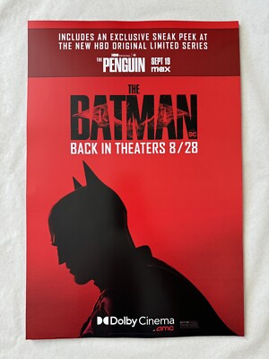 The Batman (2022) - AMC Dolby Fan Event 11.5x17  Poster **SEE PICS - AS IS**