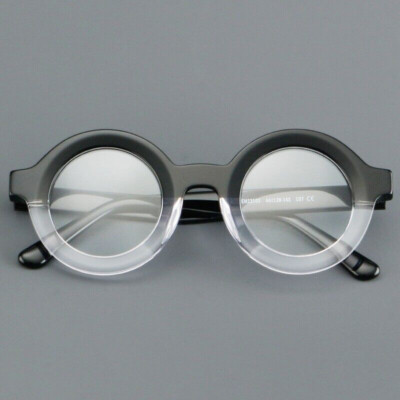 BETSION Acetate Retro Round Reading Glasses Women Men Reader Eyeglass frames