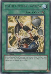 March Towards Ragnarok - STOR-EN047 - Rare - Unlimited Edition x3 - Lightly Play
