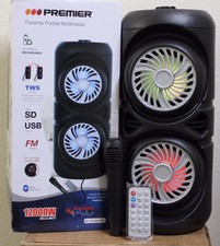 Bluetooth Speaker Premier 12000watts P.m.p.o Tws Remote Rechargeable Fm Radio