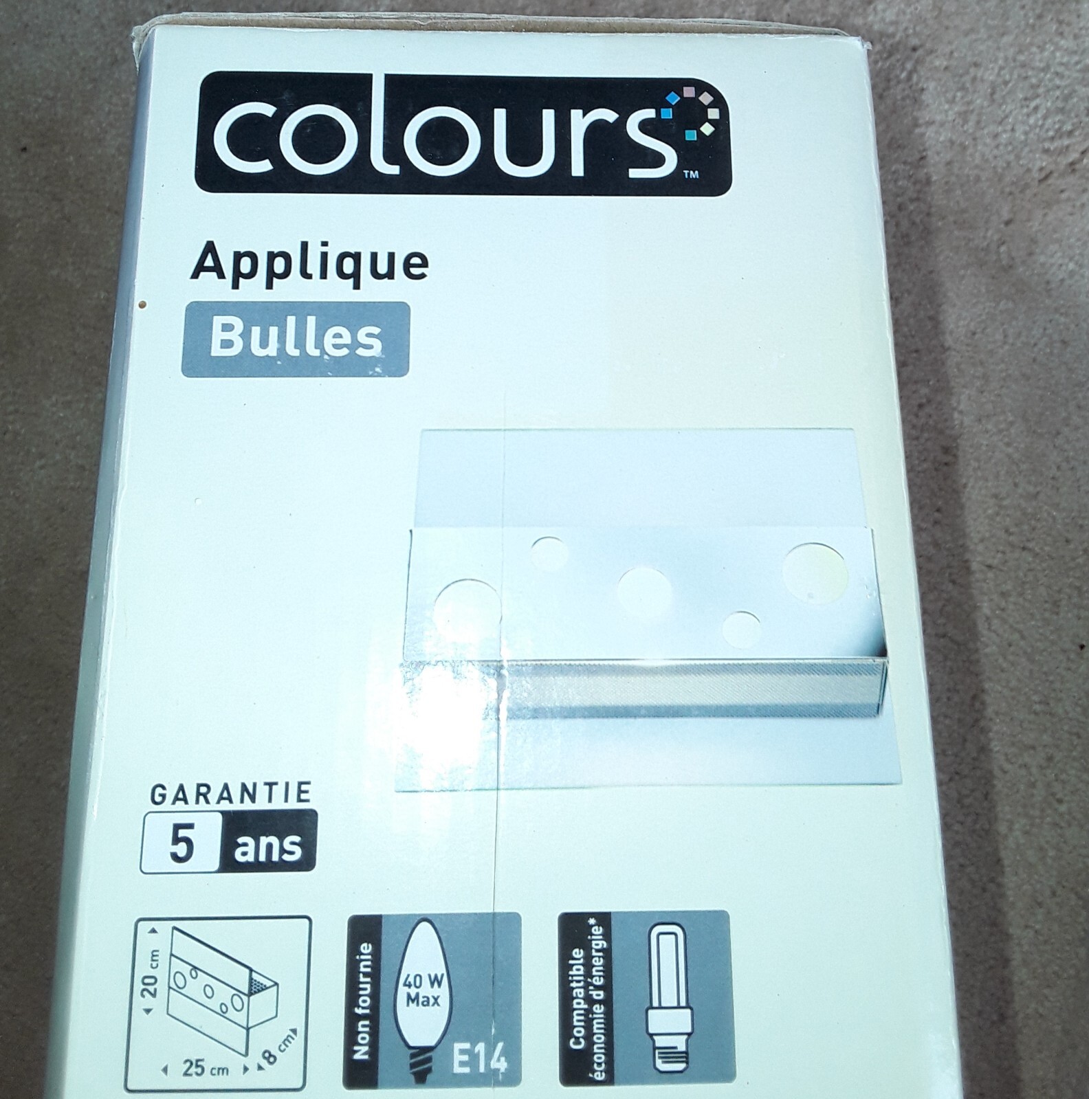 Applique Murale Intérieur Lot de 2 Lampe de Chevet et Luminaire de Salon