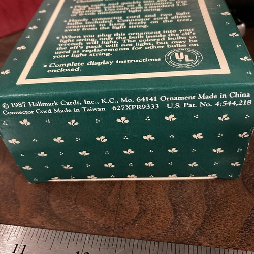 Hallmark Keepsake Magic Lighted Ornament North Pole Power and Light 1987 - Picture 4 of 8