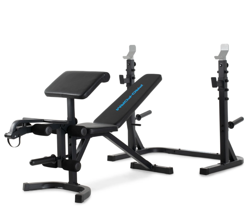 ProForm Sport XT Olympic Weight Bench Adjustable Utility Squat