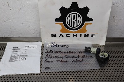 Siemens 3SU1200-6KB10-1AA0 Plastic Buzzer 24V AC/DC (No Contact Block) See Pics