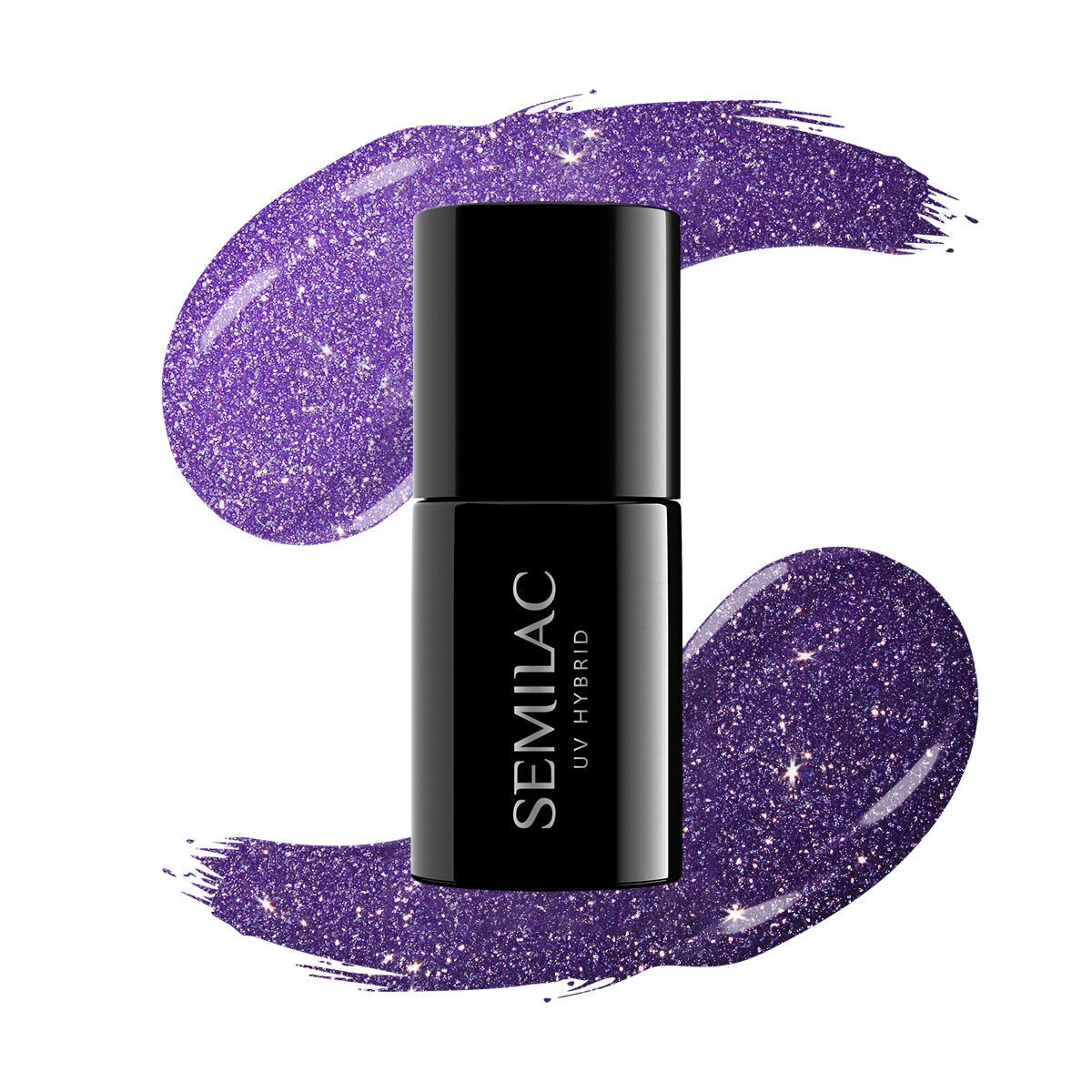 329 Semilac Brave Violet Cat Eye UV Gel Polish 7ml