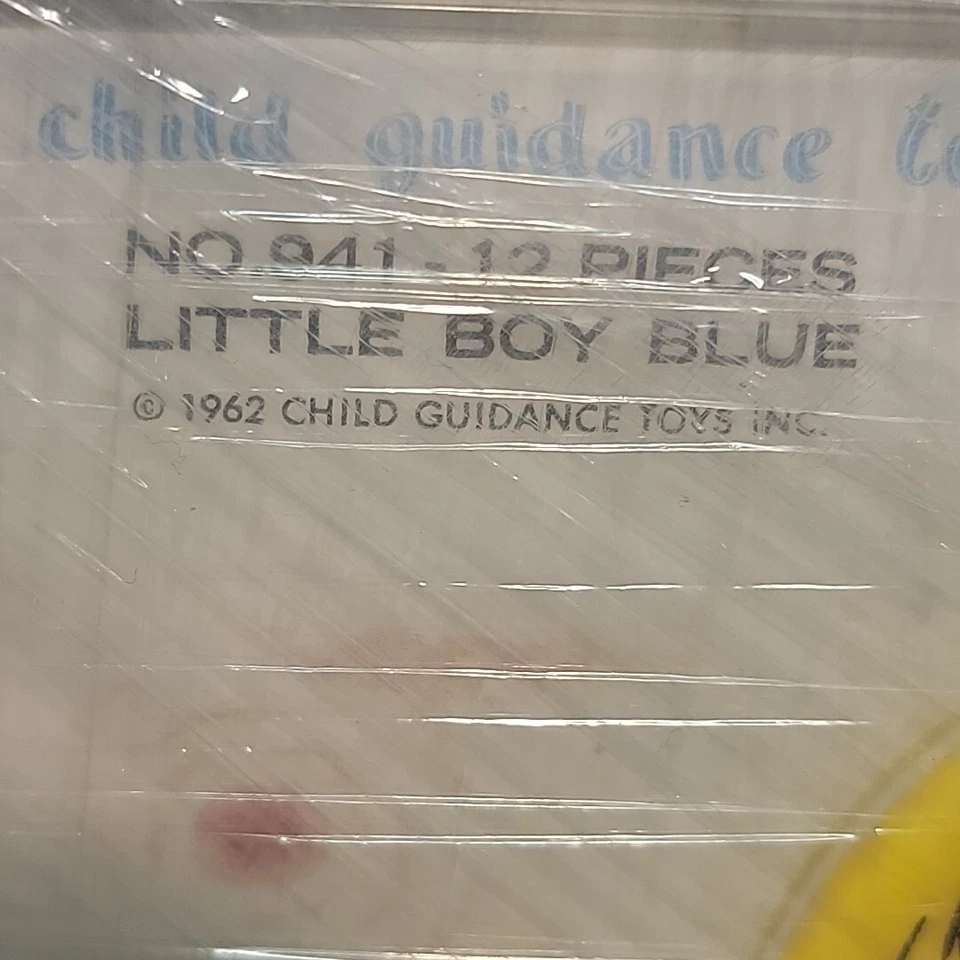 Vintage 1962 A Child Guidance Toy "LITTLE BOY BLUE" Magnetic Puzzle #941 - Image 2 of 4
