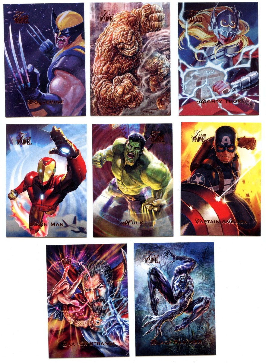 2023 2024 Upper Deck Marvel Flair BASE CARD.U-PICK Finish