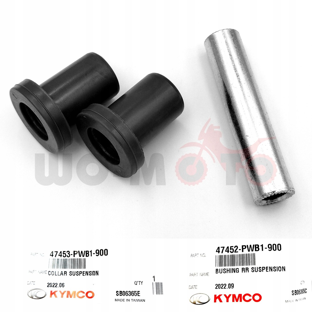 Querlenkerbuchsen Lagerbuchsen Hülsen Buchsen Kit KYMCO MAXXER MXU