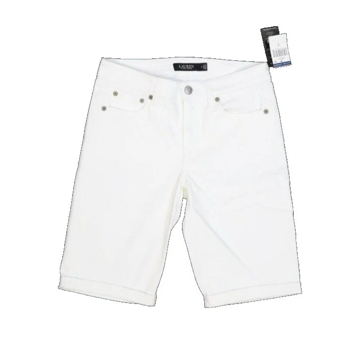 Pantalones cortos de algodón Lauren Ralph Lauren sólido para De mujer