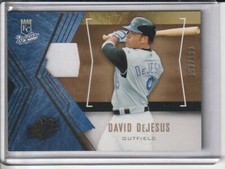 2005 SPX Game-Used Jersey Card #29 David DeJesus-Royals (58/199)