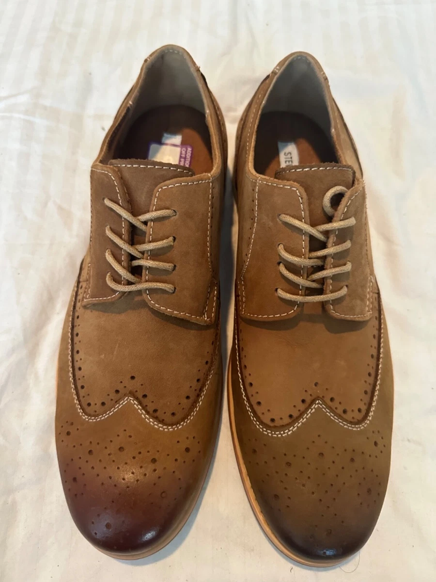 Steve Madden, Shoes, Vintage Steve Madden Mens Brown Leather Shoes With  Suede In Tan And Brown