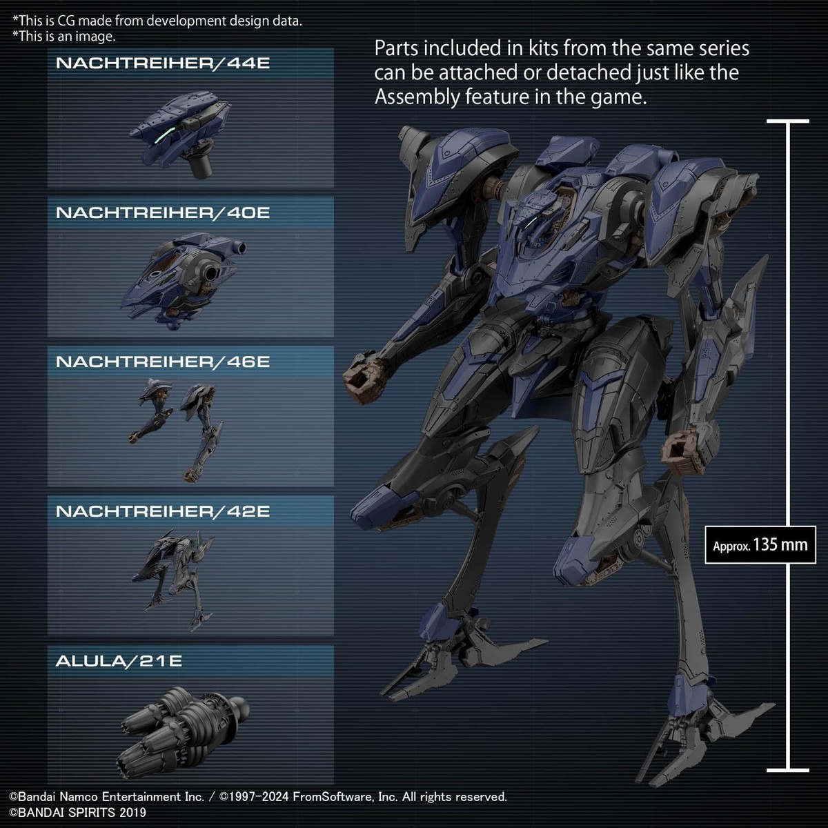 BANDAI 30MM ARMORED CORE Ⅵ FIRES OF RUBICON Steel Haze