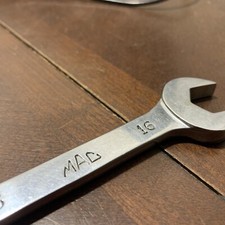 Mac Tools Usa Short Wrench Vintage Metric Stubby 16mm Cs216mmr 12pt Spanner V3