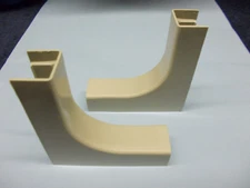 Quest/Premiere Wire Hider Raceway Inside Corner, Beige, lot of 2 FIC-41424