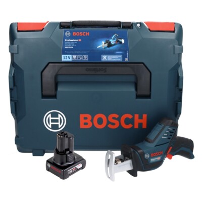 Bosch GSA 12V-14 Akku Säbelsäge 12 V + 1x Akku 6,0 Ah + L-Boxx - ohne Ladegerät