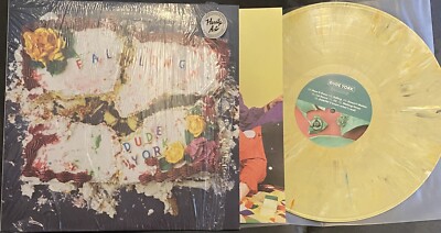 Dude York - Falling Yellow Splatter Vinyl HARDLY ART Power Pop Indie Rock 2019