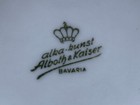 alba-bunst Alboth & Kaiser Bavaria column Vase White greek keys Relief — photo 6
