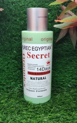 Purec Egyptian Secret Natural Organic Body Lotion 400mlx1