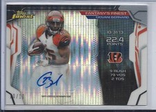 GIOVANI BERNARD 2014 FINEST FANTASY'S FINEST PULSAR REFRACTOR AUTO #D 10/10