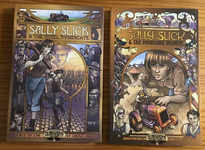 Lot 2 Sally Slick Steel Syndicate & The Miniature Menace Carrie Harris VE6