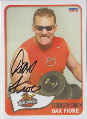 Dax Fiore 2016 Rochester Red Wings Autograph Auto Signed Twins | eBay