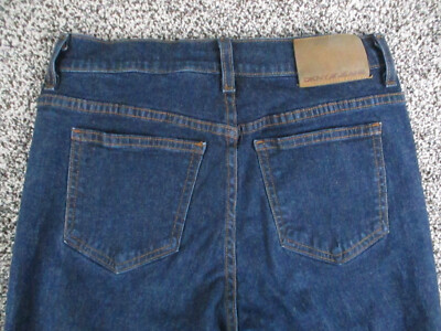 DKNY Jeans Womens 4 Blue Denim SOHO Bootcut Mid Rise Dark Wash Retro 27x30
