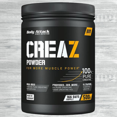 Body Attack CREAZ Powder 500g Dose  55,80  /kg Creatin Pulver Vegan