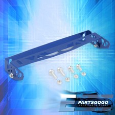 For Eclipse Lancer Blue Jdm Adjustable License Plate Relocation Adapter Bracket