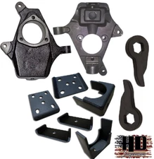HD Suspension 4"-6" Drop Lowering Spindle Keys Flip 1999-2006 Silverado
