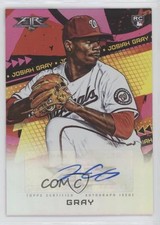 2022 Topps Fire Fire Auto Magenta 24/25 Josiah Gray #FA-JGR Auto 0ge4